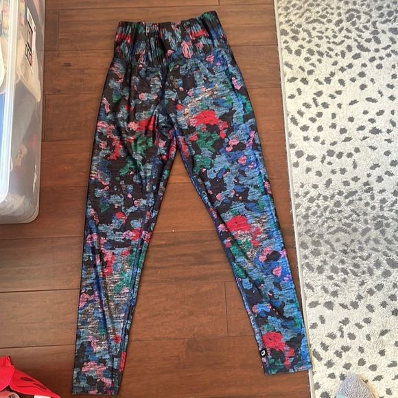 Terez Pants - Terez High Waist  Multicolor Print Leggings Size XL